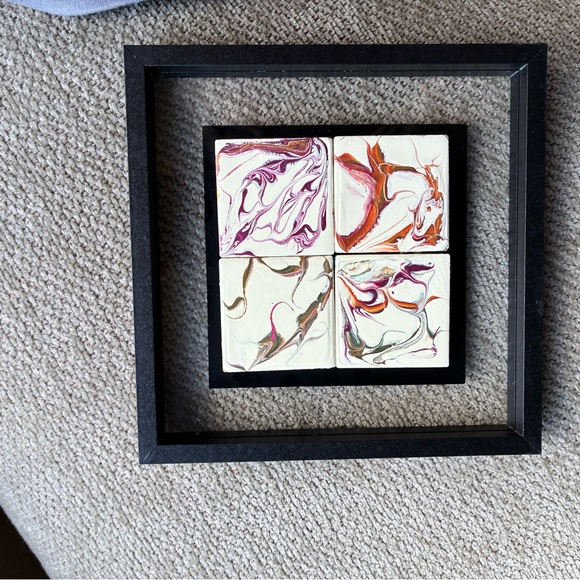Other - Abstract four tile hanging wall art